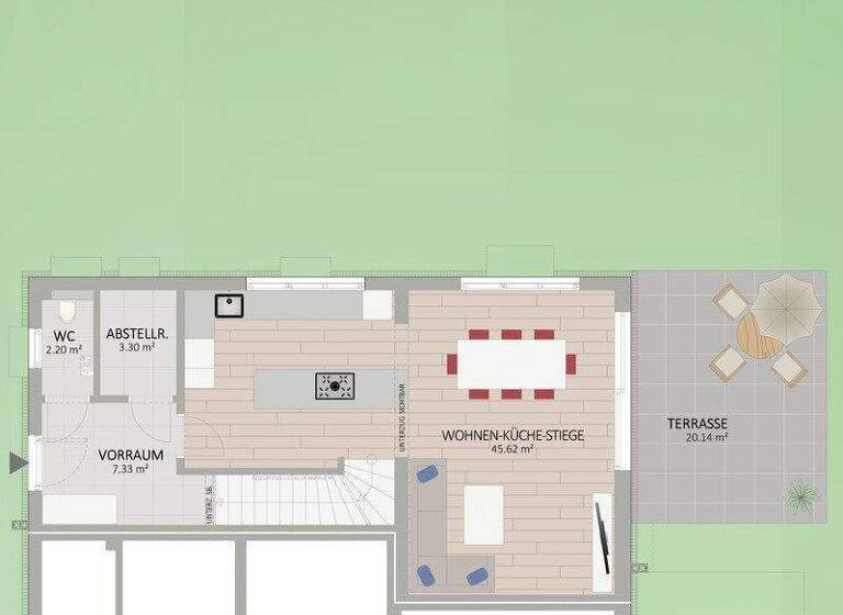 Doppelhaushälfte zur Miete - Erstbezug 2.826 € 4 Zimmer 122,4 m² 254 m² Grundstück Lieleggweg Wien 1210