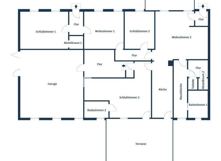 Doppelhaushälfte zum Kauf 85.500 € 5 Zimmer 176,1 m² 1.593 m² Grundstück Gribow 17506