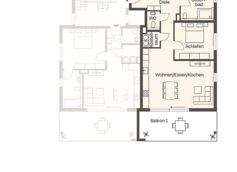 Wohnung zum Kauf - Erstbezug provisionsfrei 3 Zimmer 106,7 m² 1. Geschoss Überlingen 88662