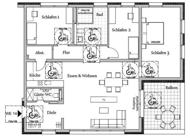 Wohnung zum Kauf provisionsfrei 4 Zimmer 137,1 m² 3. Geschoss Wittlinger Straße Rümmingen 79595