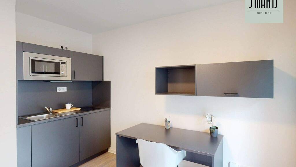 Studio zur Miete 485 € 1 Zimmer 19,8 m² EG Stephanstraße 7 St Peter Nürnberg 90478