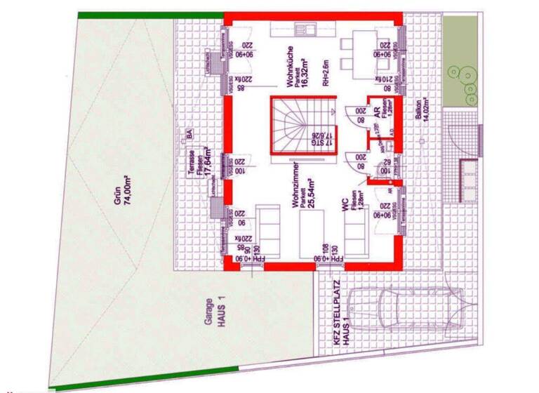 Doppelhaushälfte zum Kauf - Erstbezug 550.000 € 5 Zimmer 133,8 m² 210 m² Grundstück Pressbaum 3021