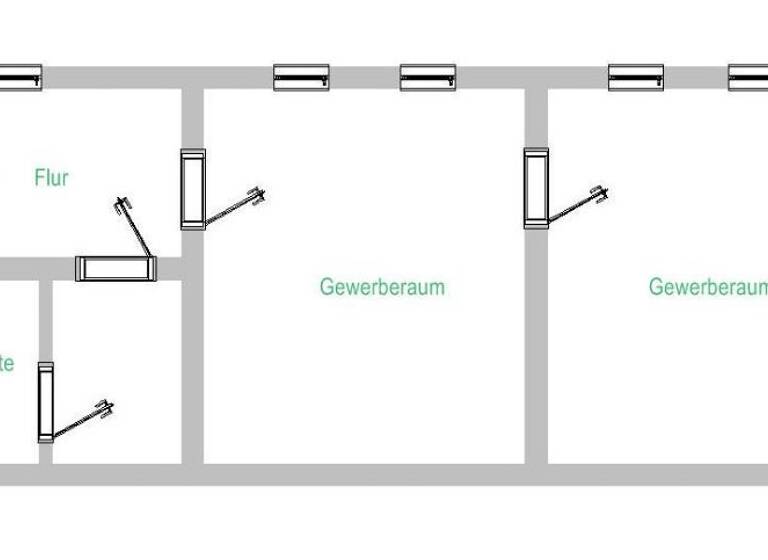 Bürofläche zur Miete provisionsfrei 220 € 2 Zimmer 60 m² Bürofläche Frankenberg 09669