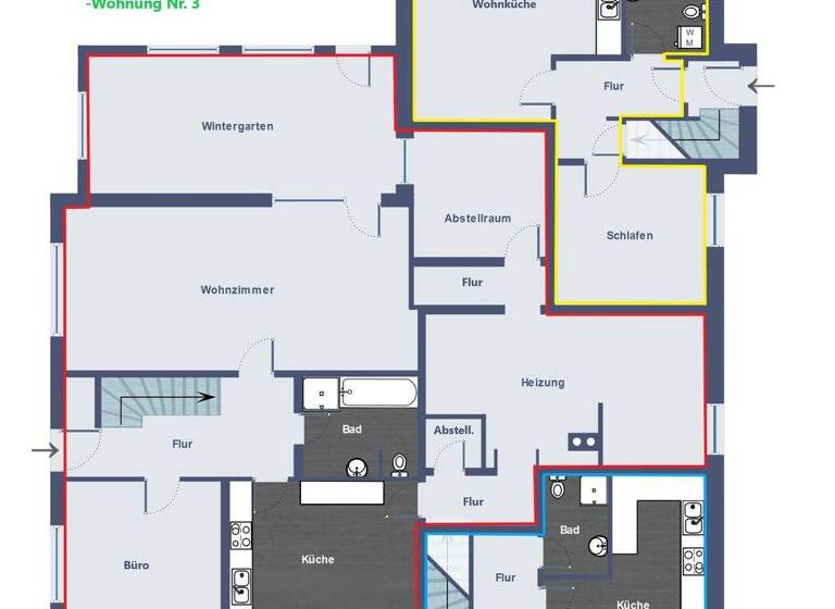 Mehrfamilienhaus zum Kauf 558.000 € 12 Zimmer 358,8 m² 1.080 m² Grundstück Breiholz 24797