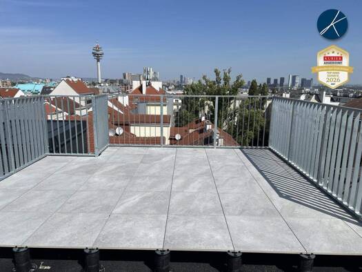 Terrassenwohnung zum Kauf - Erstbezug 679.000 € 4 Zimmer 108,7 m² 6. Geschoss Wien 1100