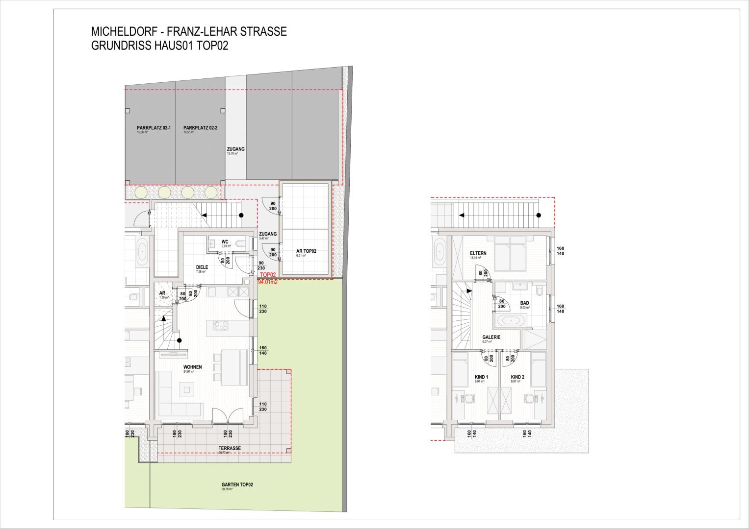 Wohnung zum Kauf 405.000 € 4 Zimmer 94,1 m²<br/>Wohnfläche 15.12.2025<br/>Verfügbarkeit Franz-Lehar-Straße Micheldorf in Oberösterreich 4563