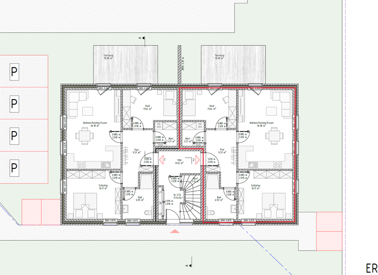 Terrassenwohnung zum Kauf provisionsfrei 226.900 € 3 Zimmer 76 m²<br/>Wohnfläche Ostrhauderfehn Ostrhauderfehn 26842