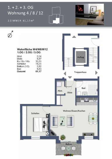 Wohnung zum Kauf 391.000 € 2 Zimmer 61,2 m² St. Jobst Nürnberg 90491