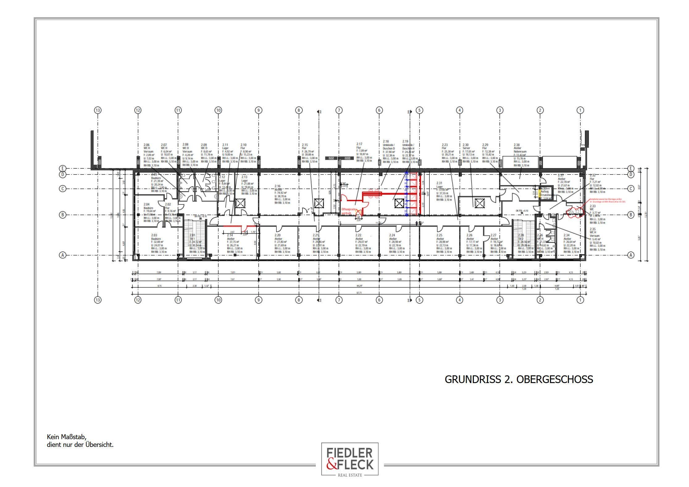 Bürofläche zur Miete provisionsfrei 5,50 € 1.014 m²<br/>Bürofläche ab 30 m²<br/>Teilbarkeit Altchemnitz 413 Chemnitz 09120