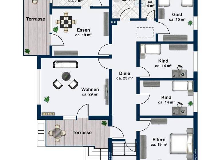 Einfamilienhaus zum Kauf 345.000 € 6 Zimmer 150,3 m² 828 m² Grundstück Osterhofen 94486