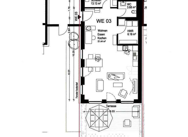 Wohnung zur Miete - Erstbezug 993 € 2 Zimmer 90,3 m² EG Melle-Mitte Melle 49324