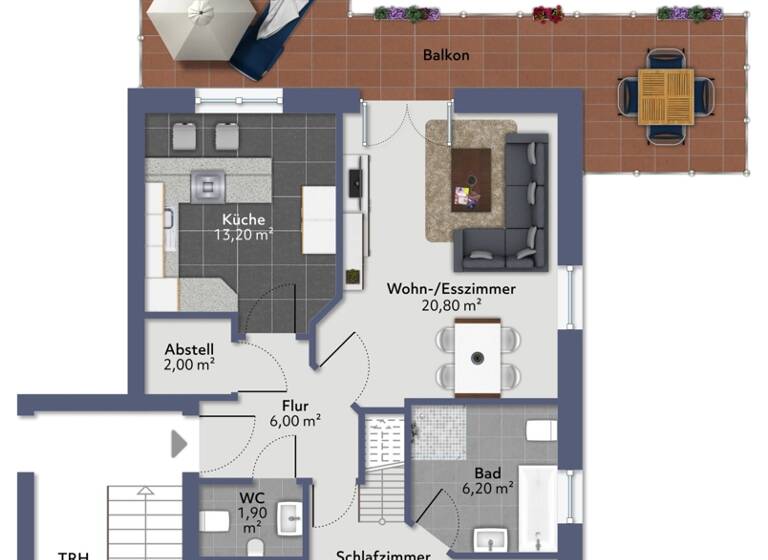 Wohnung zum Kauf 198.750 € 3 Zimmer 75,4 m² Lathen 49762