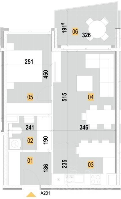 Wohnung zur Miete 1.000 € 2 Zimmer 52 m²<br/>Wohnfläche 2.<br/>Geschoss Laniste