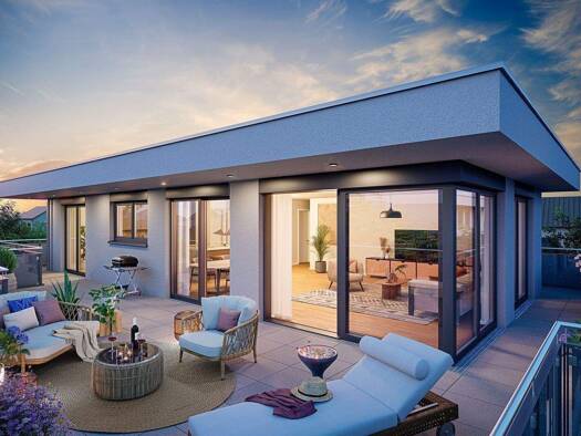 Penthouse zum Kauf - Neubau provisionsfrei 1.249.000 € 4 Zimmer 100,2 m² 2. Geschoss Canisiusstr. 5 Hadern München 81377