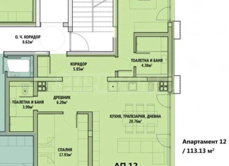 Studio zum Kauf 401.429 € 3 Zimmer 133 m² Sofia