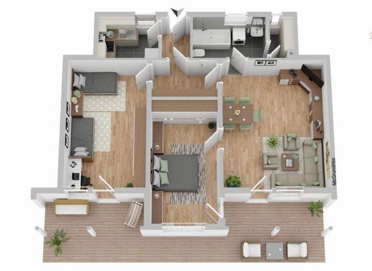 Wohnung zum Kauf 299.000 € 3 Zimmer 82,9 m² Dürrbachau Würzburg 97080