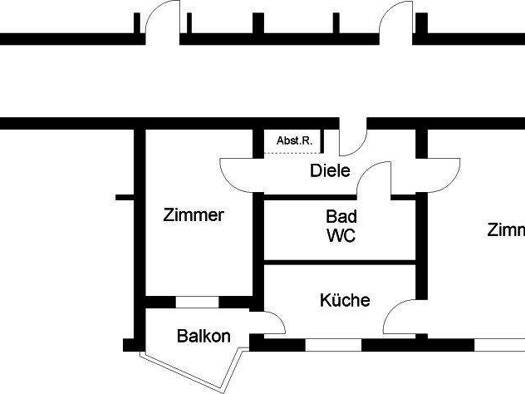 Wohnung zur Miete nur mit Wohnberechtigungsschein 425 € 2 Zimmer 54,1 m² 2. Geschoss Albert-Schweitzer-Str. 1 Raderthal Köln 50968