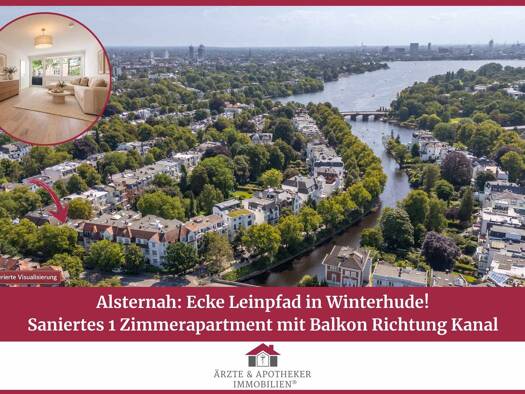 Wohnung zum Kauf 399.000 € 1 Zimmer 42,7 m² Winterhude Hamburg 22301