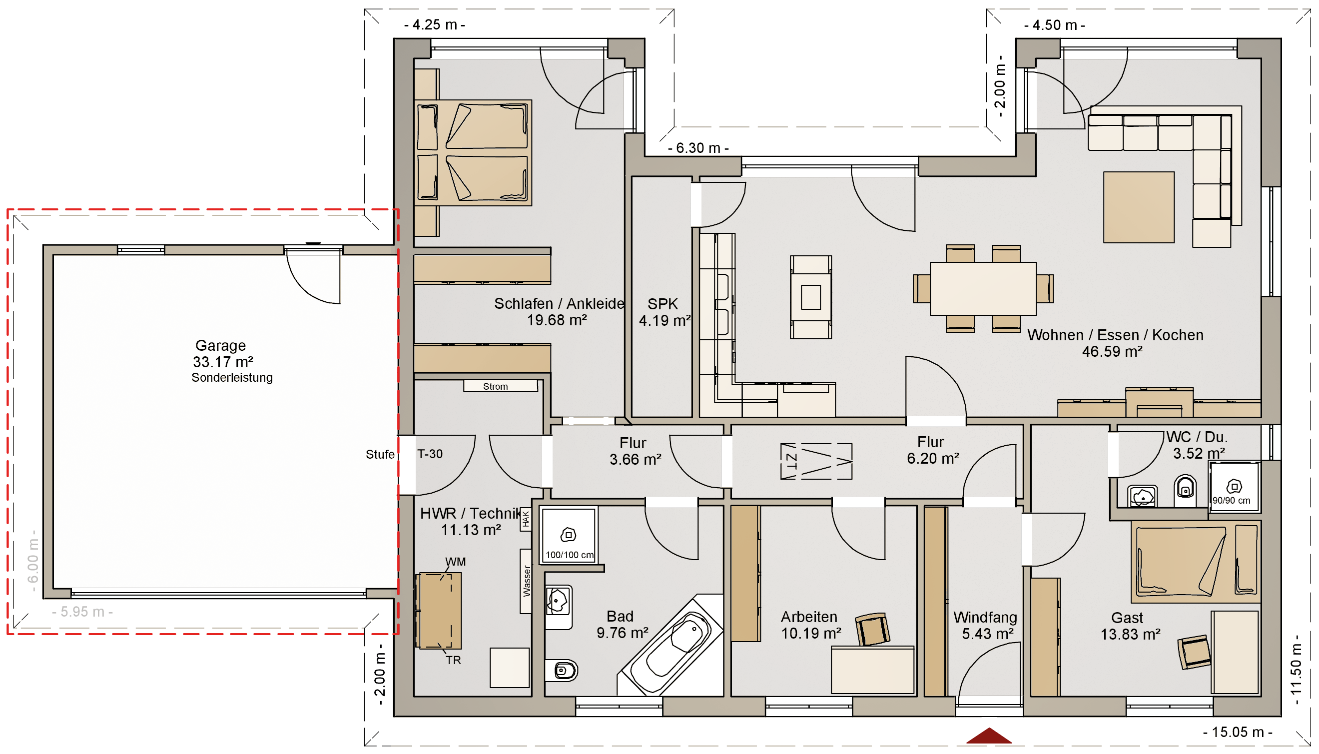 Bungalow zum Kauf provisionsfrei 505.823 € 134,2 m²<br/>Wohnfläche 680 m²<br/>Grundstück Kleinochsenfurt Ochsenfurt 97199