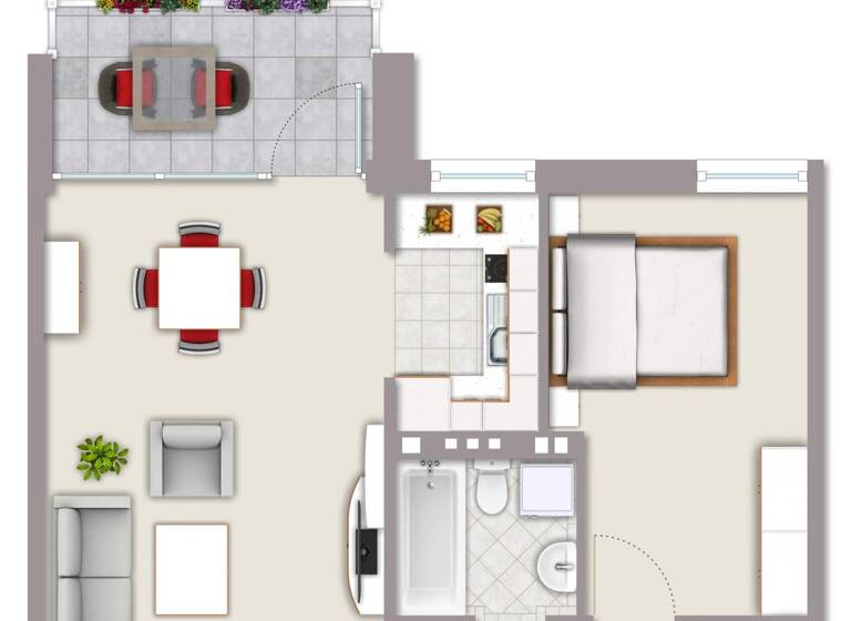 Wohnung zum Kauf 125.000 € 2 Zimmer 56 m² Fruerlund Flensburg 24943