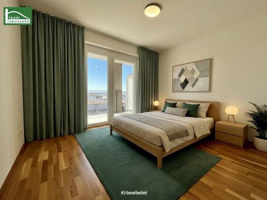 Wohnung zur Miete 630 € 2 Zimmer 53,6 m² 2. Geschoss Brauquartier 15-17 Puntigam Graz 8055