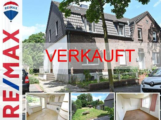 Doppelhaushälfte zum Kauf 160.000 € 3 Zimmer 76,6 m² 720 m² Grundstück Kellen Kleve 47533