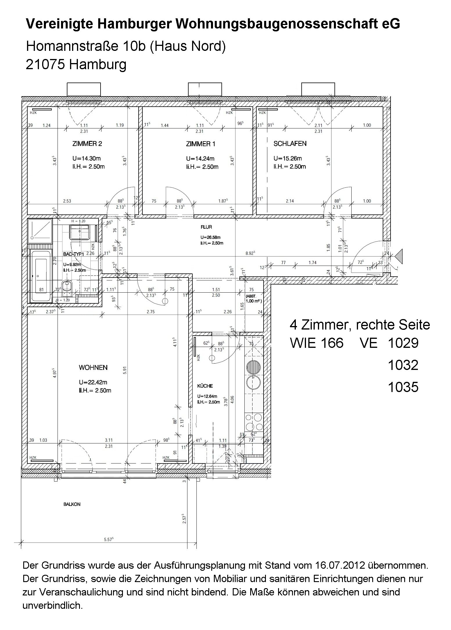 Wohnung zur Miete 1.223 € 4 Zimmer 109,7 m²<br/>Wohnfläche 1.<br/>Geschoss 01.02.2025<br/>Verfügbarkeit Homannstraße 10b Eißendorf Hamburg 21075