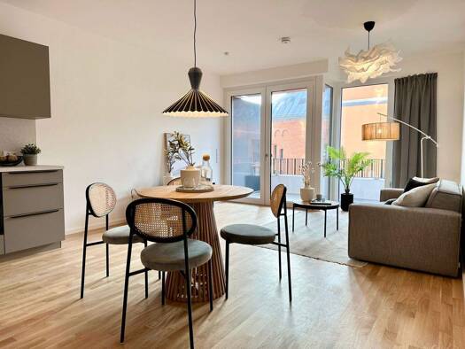Wohnung zur Miete - Erstbezug 2.236 € 3 Zimmer 78,2 m² 2. Geschoss frei ab sofort Pufendorfstraße 3A-3E Friedrichshain Berlin 10249