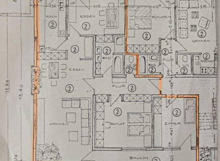Wohnung zur Miete 1.330 € 4 Zimmer 121 m² 1. Geschoss Berliner Platz 8 Ost Sindelfingen 71063