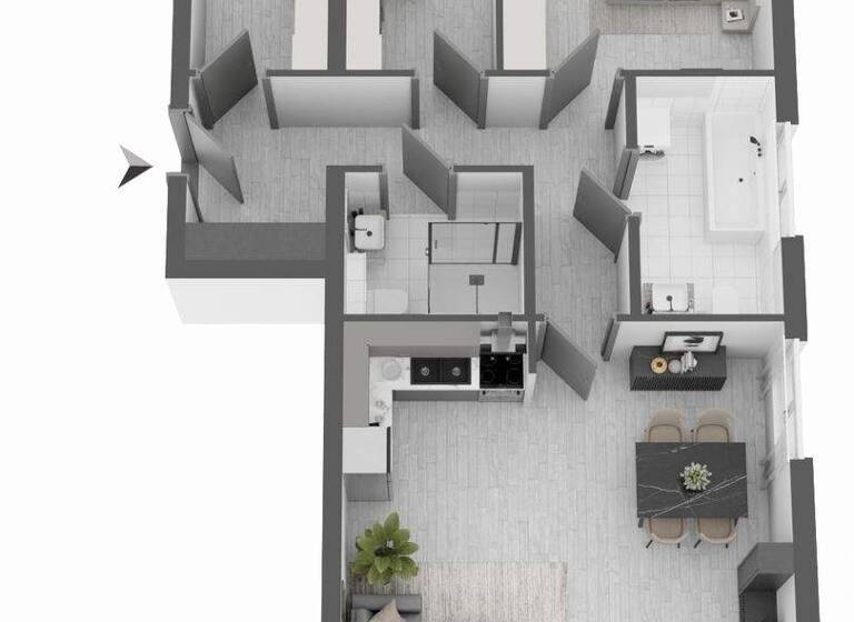 Wohnung zum Kauf 657.166 € 4 Zimmer 106,1 m² 2. Geschoss Südstadt Fürth 90763