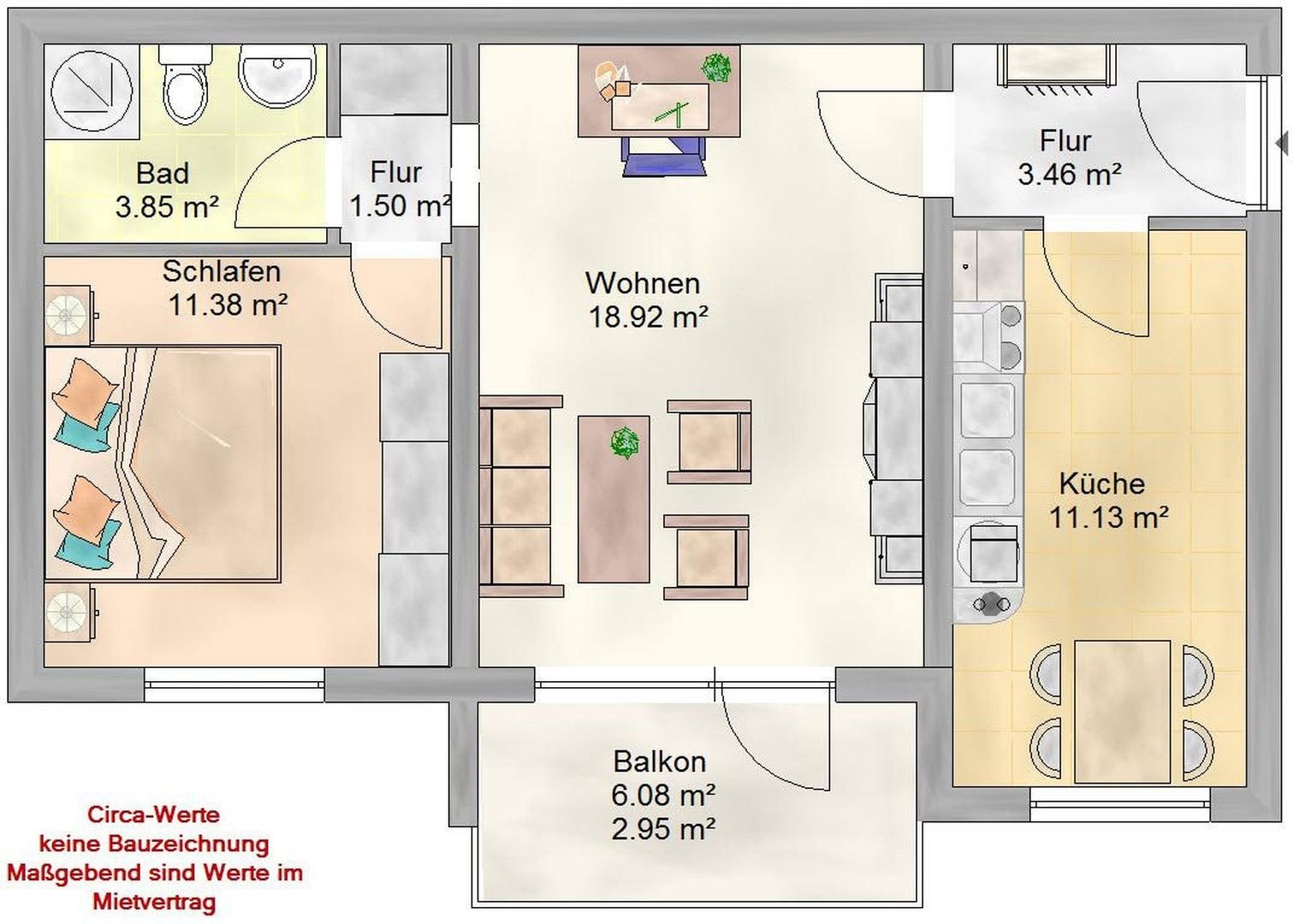 Wohnung zum Kauf provisionsfrei 64.900 € 2 Zimmer 57 m²<br/>Wohnfläche EG<br/>Geschoss Bad Harzburg Bad Harzburg 38667