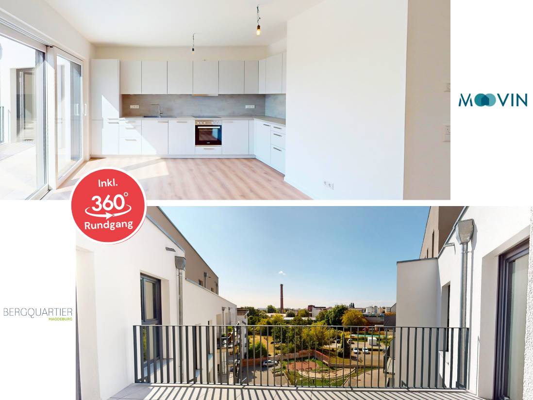 Studio zur Miete 1.399 € 4 Zimmer 126,6 m²<br/>Wohnfläche 4.<br/>Geschoss 15.11.2024<br/>Verfügbarkeit Kroatenweg 20 Friedenshöhe Magdeburg 39116