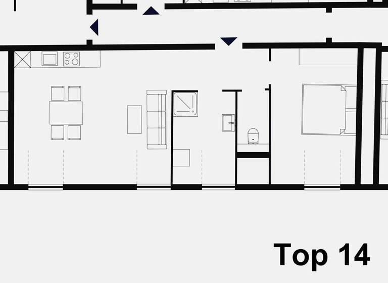 Wohnung zur Miete 480 € 2 Zimmer 52,7 m² 2. Geschoss Hauptplatz 23 Bad Radkersburg 8490