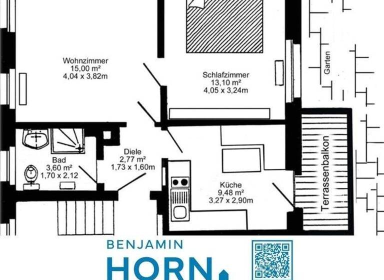 Wohnung zum Kauf 72.000 € 2 Zimmer 48,3 m² frei ab sofort Marlesreuth Naila 95119