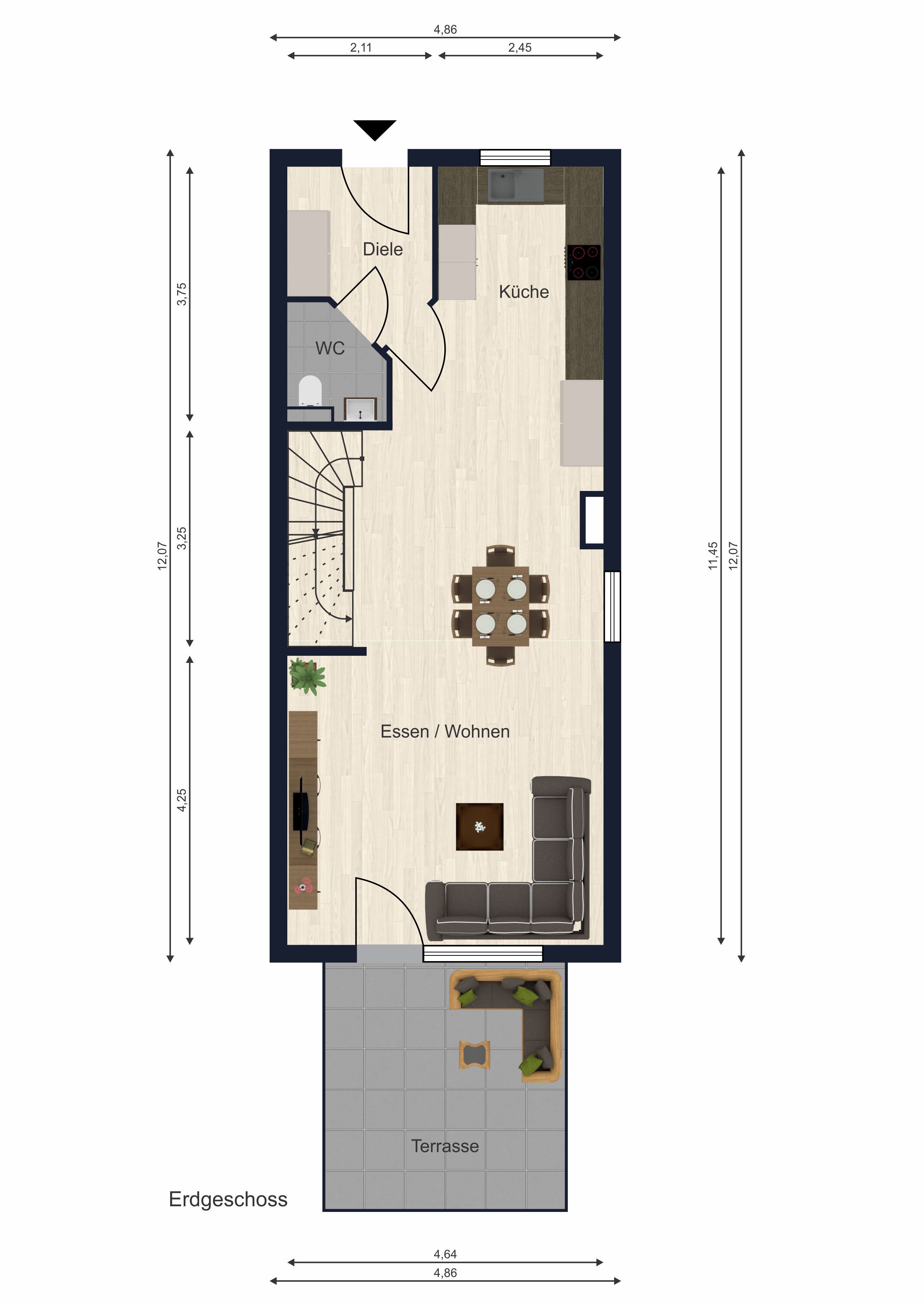 Reihenendhaus zum Kauf 875.000 € 5 Zimmer 141 m²<br/>Wohnfläche 252,1 m²<br/>Grundstück 01.04.2025<br/>Verfügbarkeit Schubert & Salzer Ingolstadt 85055