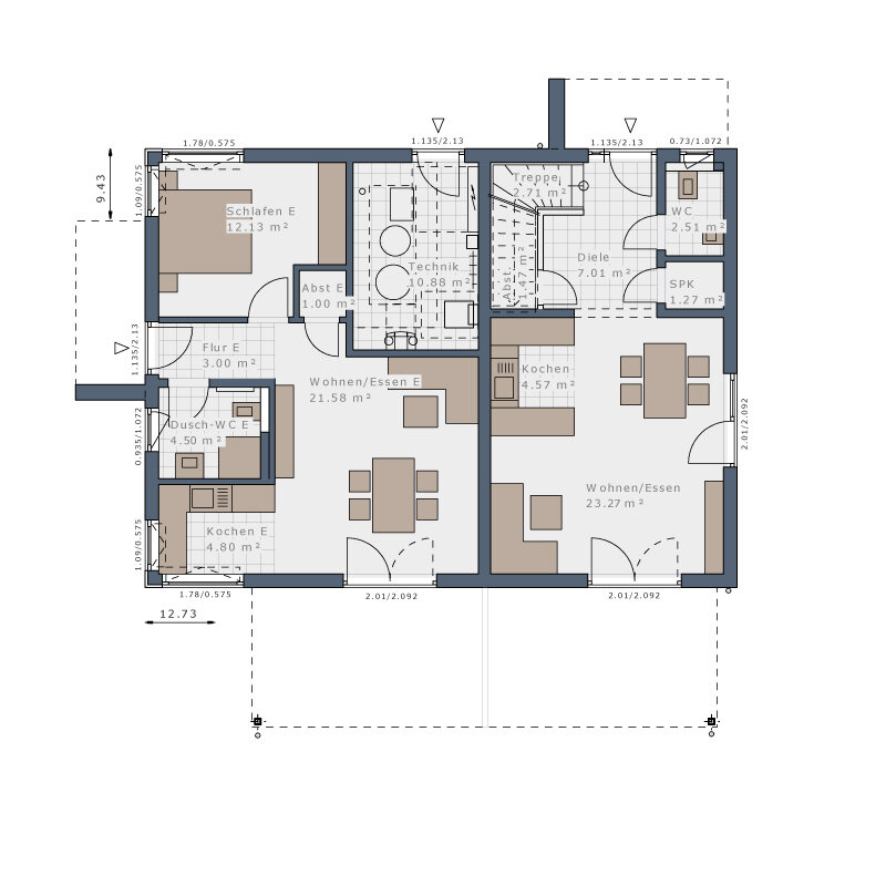 Mehrfamilienhaus zum Kauf provisionsfrei 1.121.450 € 7 Zimmer 199 m²<br/>Wohnfläche 545 m²<br/>Grundstück Kißling / Säer Nürtingen 72622