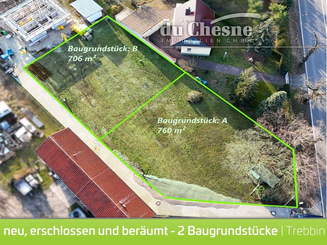 Grundstück zum Kauf 189.000 € 760 m²<br/>Grundstück Trebbin Trebbin 14959