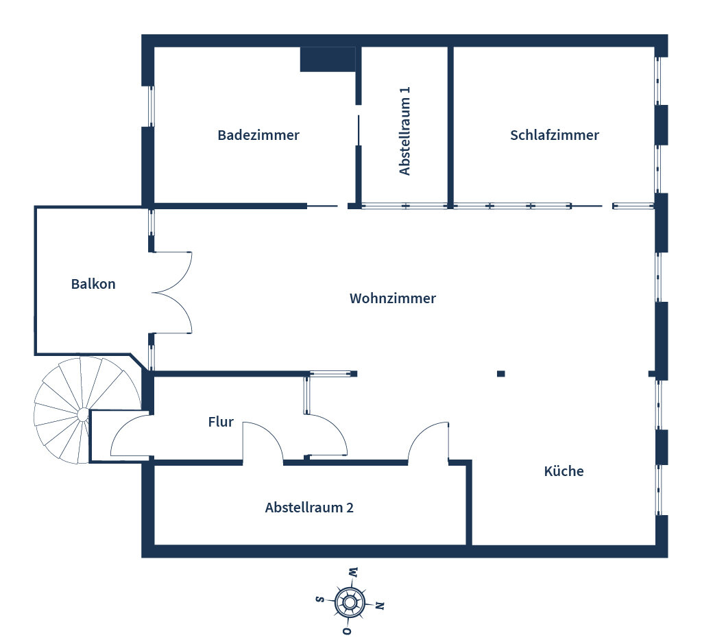 Wohnung zum Kauf 298.000 € 2,5 Zimmer 90 m²<br/>Wohnfläche 1.<br/>Geschoss Stadtkern Barth 18356