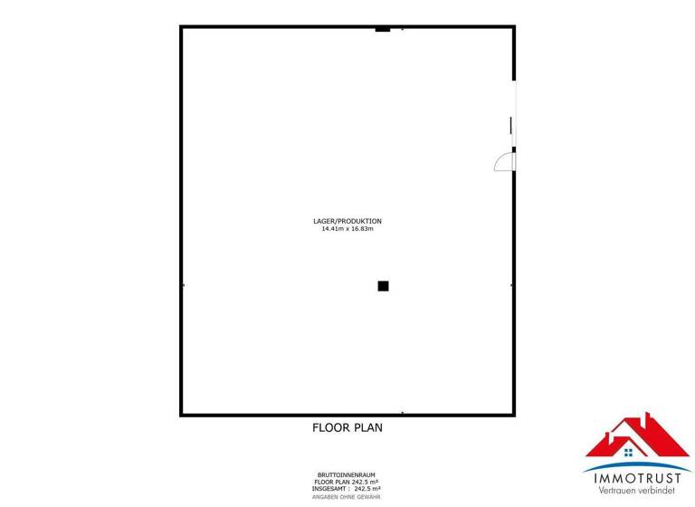 Produktionshalle zur Miete 1.397 € 242,5 m² Lagerfläche Innere Stadt Klagenfurt am Wörthersee 9020