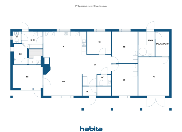 Einfamilienhaus zum Kauf 149.000 € 5 Zimmer 123 m² 1.482 m² Grundstück Rautamulta 12 Jämsä 42100