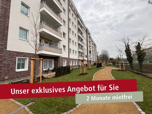 Betreutes Wohnen zur Miete 1.200 € 2 Zimmer 64,2 m² frei ab sofort Max-Türpe-Straße Morgenleite Chemnitz 09122