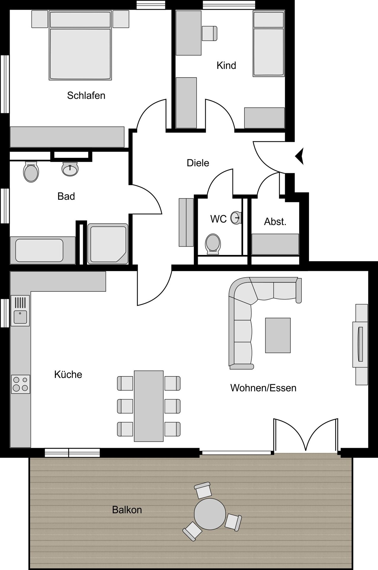 Wohnung zur Miete 1.933 € 3,5 Zimmer 108,5 m²<br/>Wohnfläche 1.<br/>Geschoss ab sofort<br/>Verfügbarkeit Heisingen Essen / Heisingen 45259