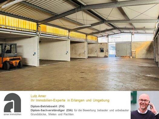 Lagerhalle zur Miete 1.350 € 270 m² Lagerfläche Eltersdorf Erlangen 91058
