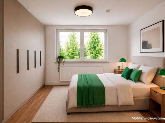 Wohnung zur Miete 387 € 2 Zimmer 56,5 m² 2. Geschoss Lindenweg 6 Heide Nord West 06120