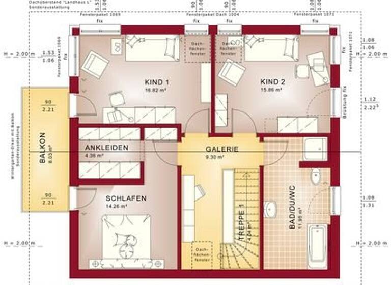 Einfamilienhaus zum Kauf provisionsfrei 769.560 € 6 Zimmer 156 m² 450 m² Grundstück Erbach 64711