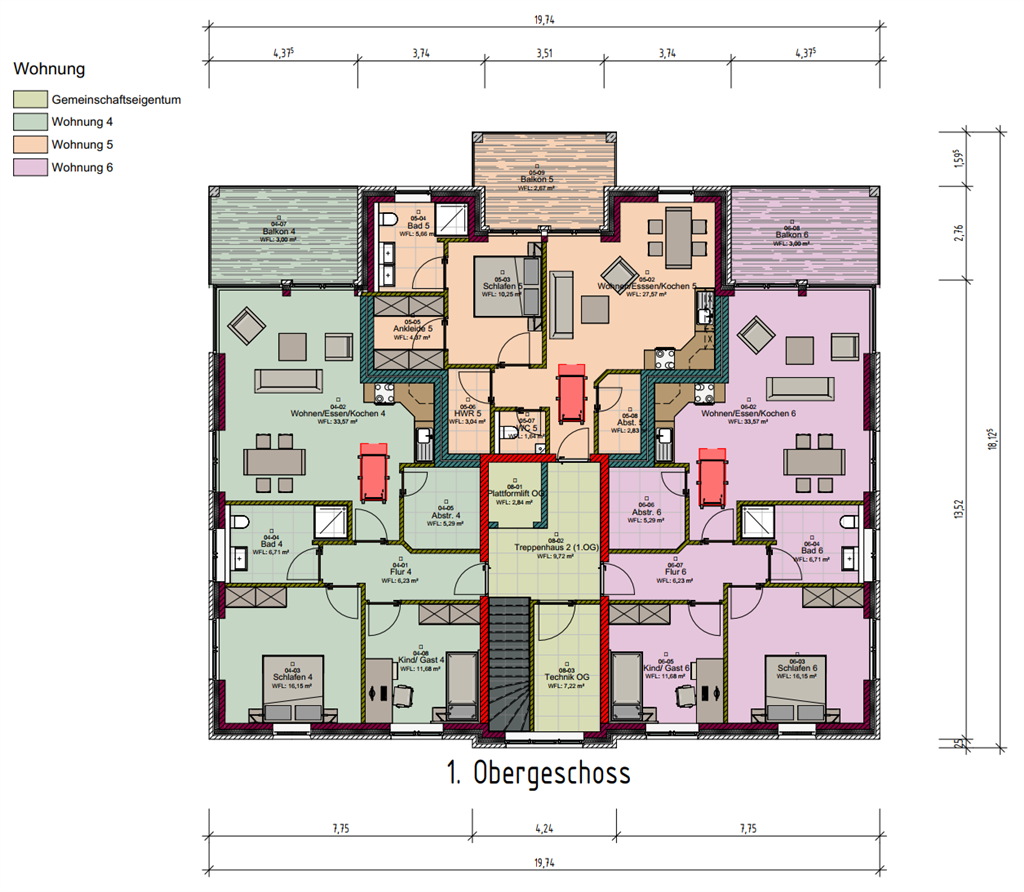 Wohnung zum Kauf 333.000 € 3 Zimmer 83 m²<br/>Wohnfläche Bummert Trift Tjüche Marienhafe 26529