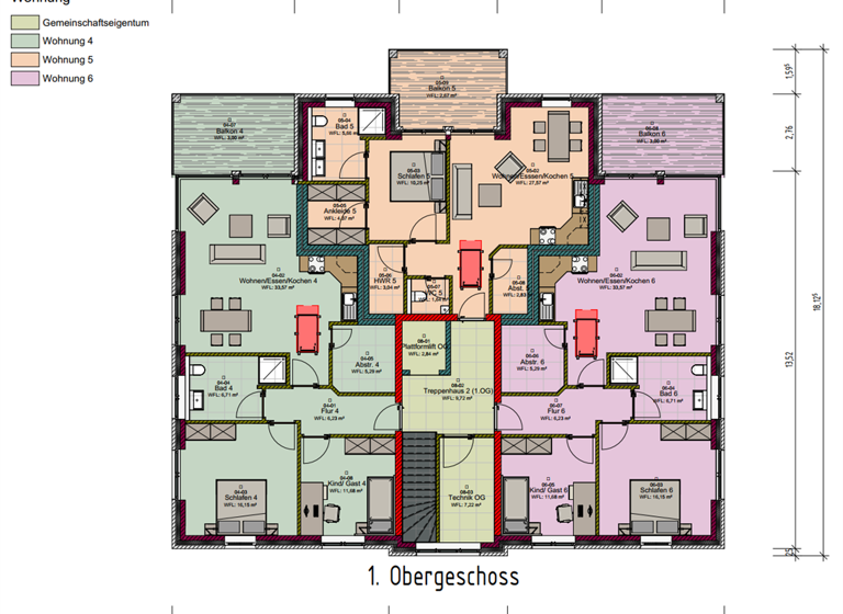 Wohnung zum Kauf 333.000 € 3 Zimmer 83 m²<br/>Wohnfläche Dachgeschoss<br/>Geschoss Bummert Trift Tjüche Marienhafe 26529