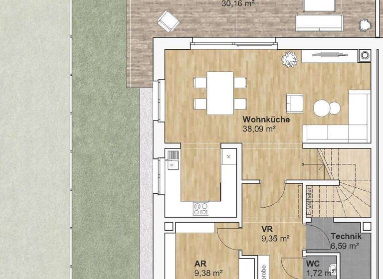 Doppelhaushälfte zum Kauf - Erstbezug provisionsfrei 690.000 € 5 Zimmer 132 m² 510 m² Grundstück Gaaden 2531