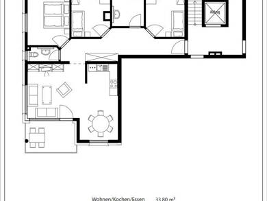 Wohnung zur Miete - Erstbezug 1.200 € 4,5 Zimmer 100,8 m² St Blasien St. Blasien 79837