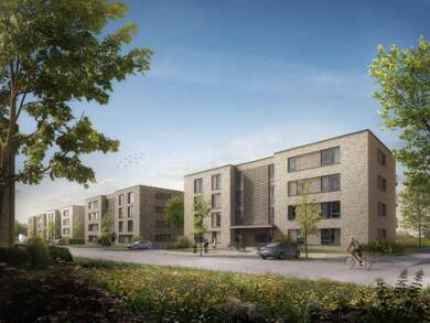 Wohnung zur Miete - Neubau nur mit Wohnberechtigungsschein 313 € 2 Zimmer 48,9 m² EG frei ab 01.07.2025 Grünewaldstraße 1 Babenhausen - Ost Bielefeld 33615
